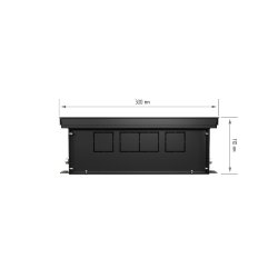 Внутрипольный конвектор Royal Thermo Atrium 110/300/1900-DG-U-AU
