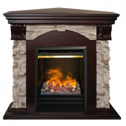Каминокомплект RealFlame Dublin ROCK Corner STD/EUG AO с очагом 3D Olympic