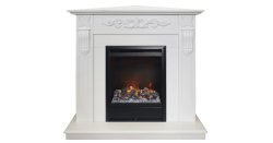 Каминокомплект RealFlame Dominica Corner STD/EUG WT с очагом 3D Olympic