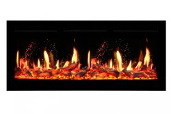 Каминокомплект Royal Flame Lindos с очагом 5D V-ART 40 серый графит
