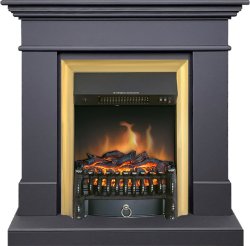Каминокомплект Royal Flame California STD SFT с очагом Fobos FX Brass серый графит (разборный)