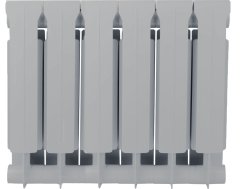 Радиатор биметаллический Global Style Plus 350 (6 секций) серый
