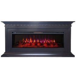 Каминокомплект Interflame Тайлер темный дуб с очагом FreeSpace 50 LED FX QZ