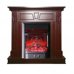 Каминокомплект Interflame Берта с очагом Majestic FX M Black махагон