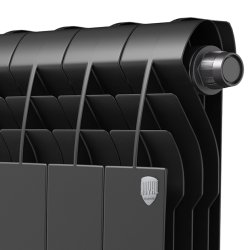 Биметаллический радиатор отопления Royal Thermo BiLiner 500 V 8 секций Noir Sable