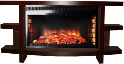 Каминокомплект Interflame Лонг с очагом Panoramic 33W LED FX махагон
