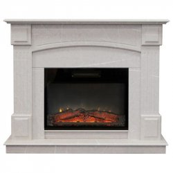 Каминокомплект RealFlame Carolina 25.5/24 WT F714 с очагом Kendal 24