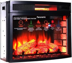 Каминокомплект Interflame Экстер сланец венге с очагом Panoramic 06 25 LED FX QZ